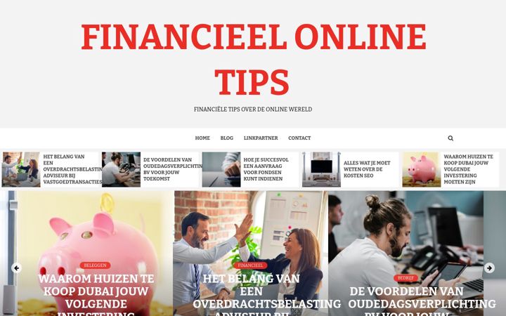 Screenshot of financieelonlinetips.nl