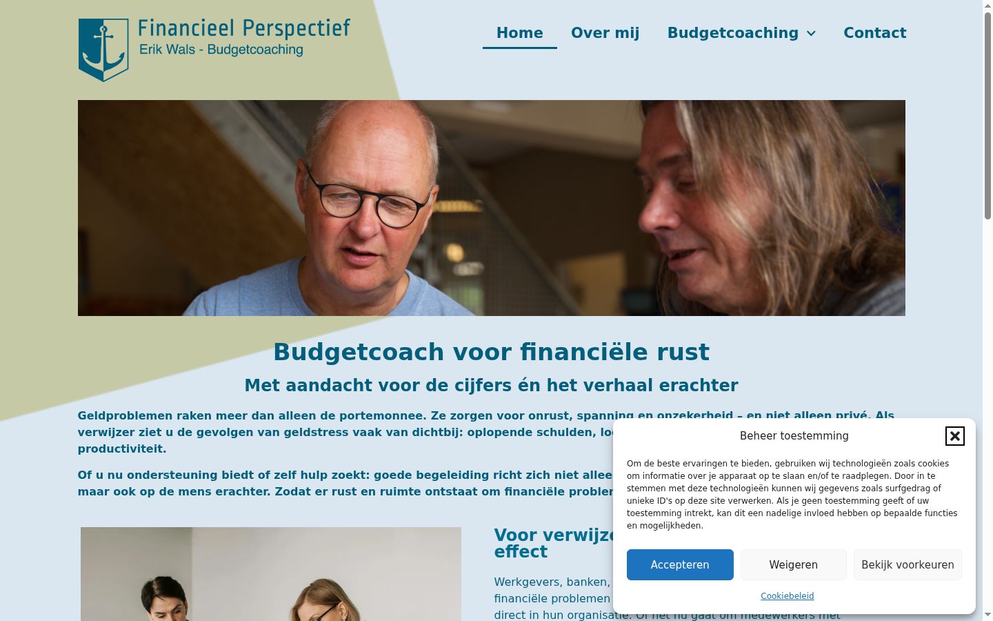 Screenshot tal-banner tal-kunsens muri qabel kwalunkwe interazzjoni