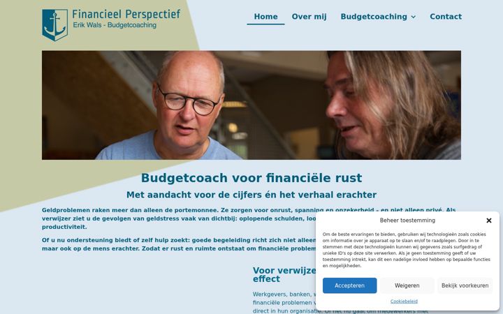 Screenshot of financieelperspectief.nl