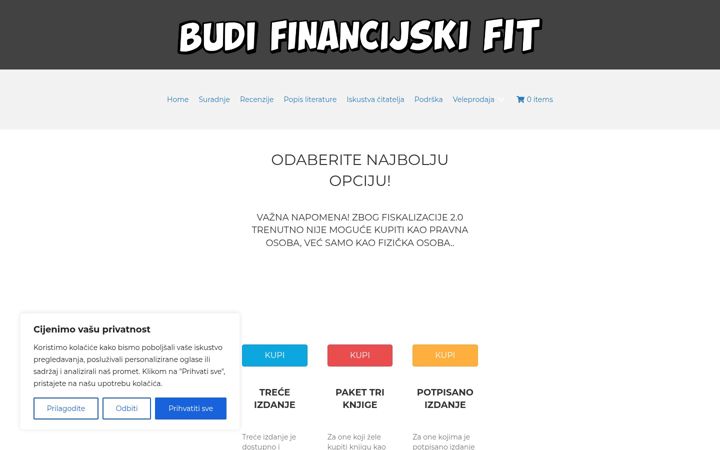 Screenshot of financijskifit.com