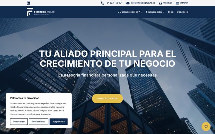 Screenshot of financingfuture.es