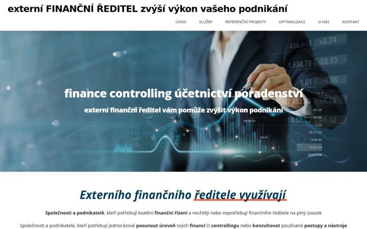 Kuvakaappaus sivustosta financnireditel.eu