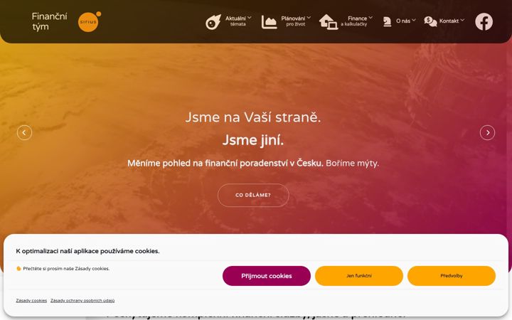 Screenshot of financnitym.cz