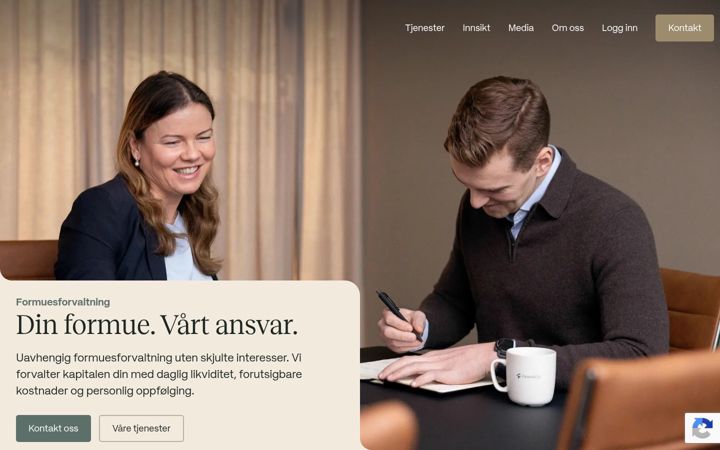 Screenshot of finansco.no
