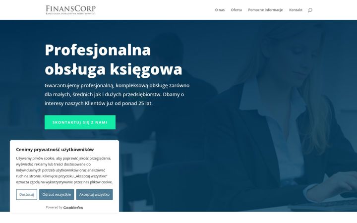 Screenshot of finanscorp.pl