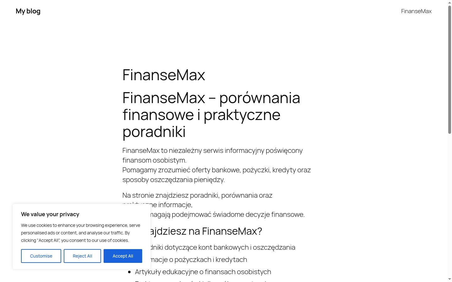 Sutikimo reklamjuostės, rodytos prieš bet kokią sąveiką, ekrano kopija
