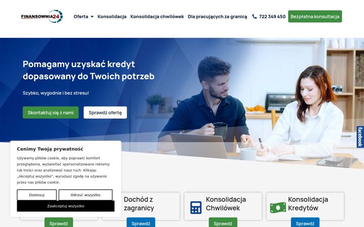 Screenshot of finansownia24.pl