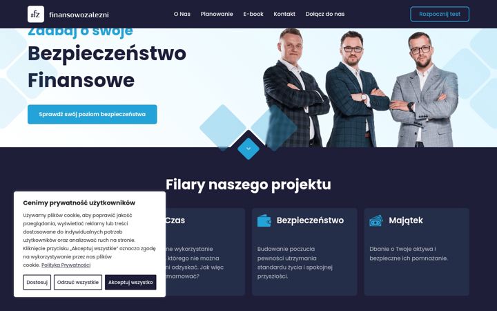 Screenshot of finansowozalezni.pl