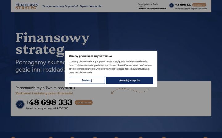Screenshot of finansowystrateg.pl