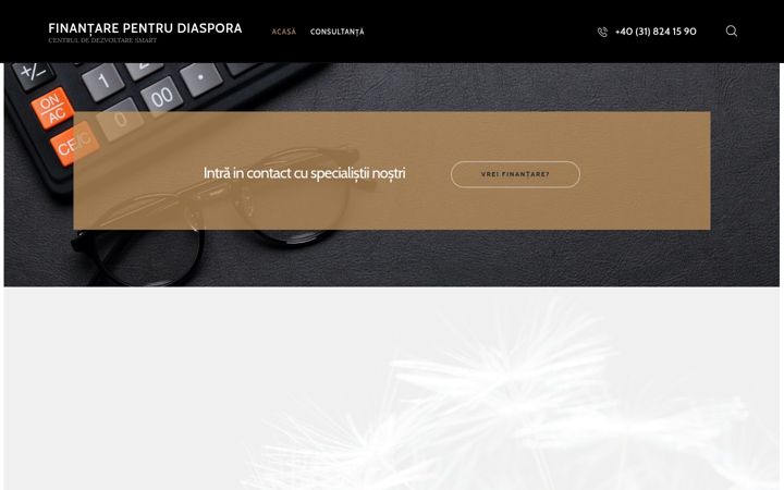 Ekrānuzņēmums no finantarediaspora.ro
