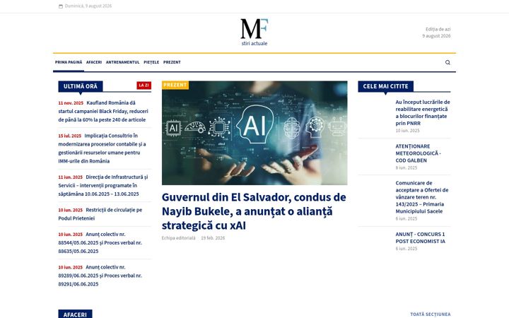 Screenshot of finantemoderne.ro