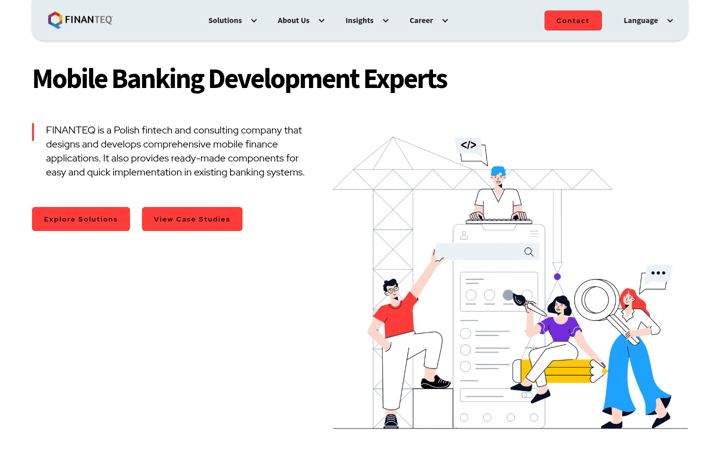 Screenshot of finanteq.com
