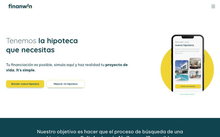 Screenshot of finanwin.com
