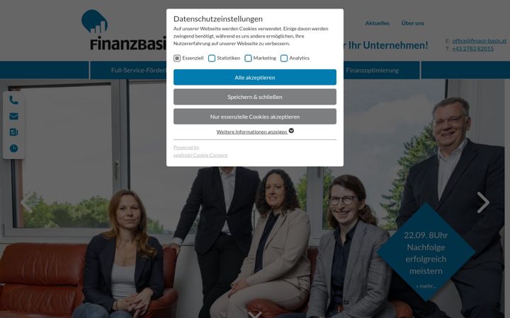 Screenshot of finanz-basis.at