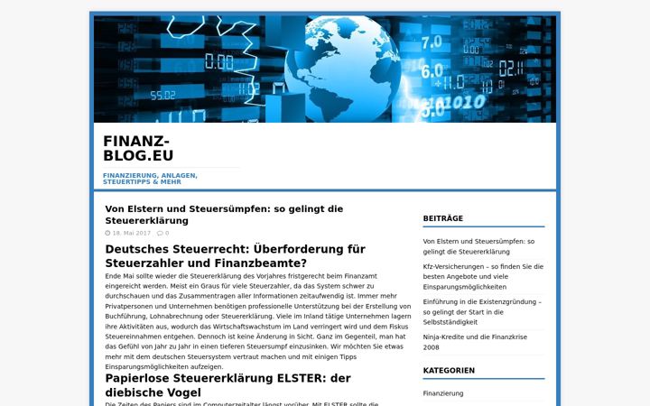 Screenshot of finanz-blog.eu