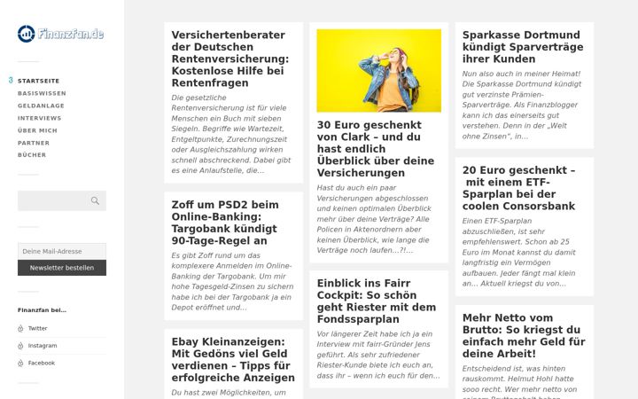 Screenshot of finanz-fan.de