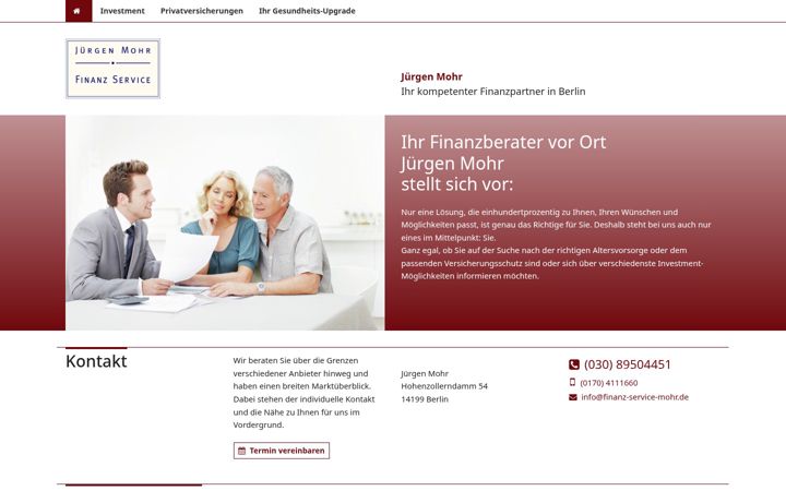 Screenshot of finanz-service-mohr.de