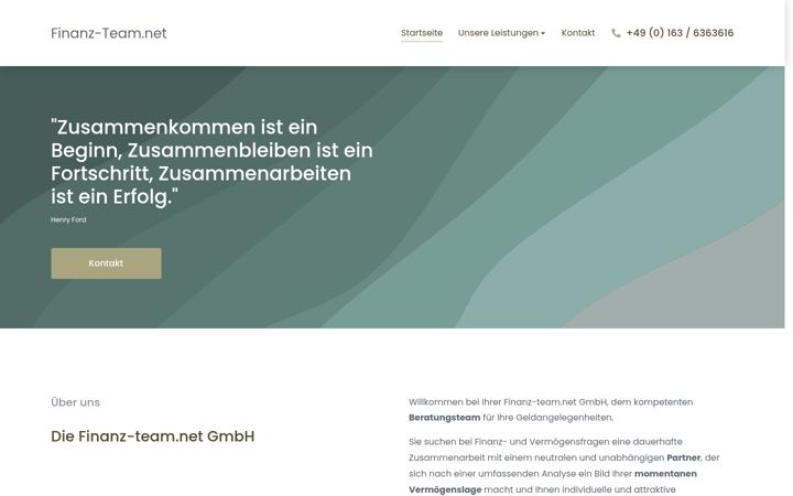 Screenshot of finanz-team.net