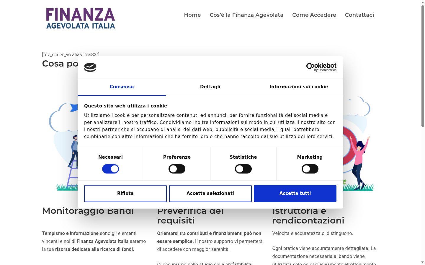 Snímka obrazovky banera súhlasu zobrazeného pred akoukoľvek interakciou