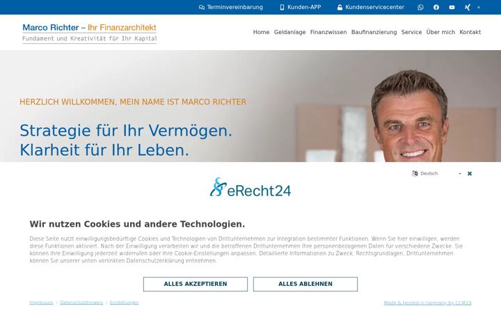 Screenshot of finanzarchitekt-richter.de