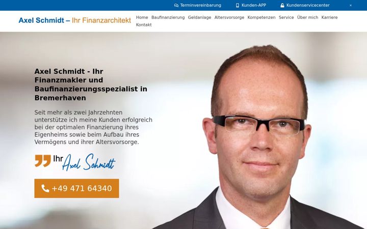 Screenshot of finanzarchitektur-schmidt.de