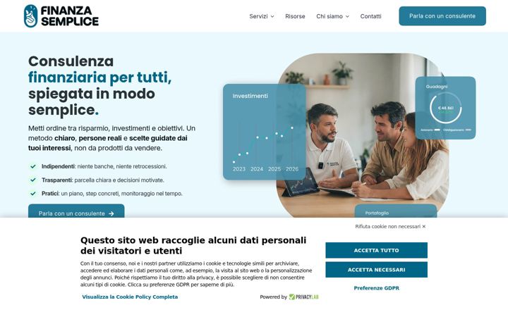 Screenshot di finanzasemplicescf.it