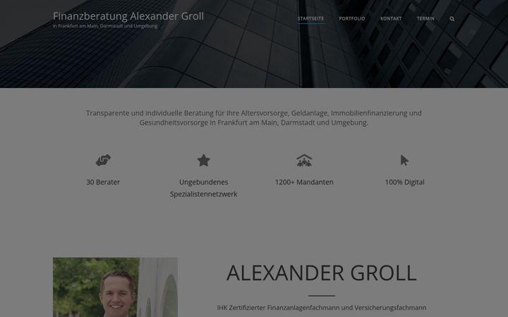 Zrzut ekranu finanzberater-darmstadt.de