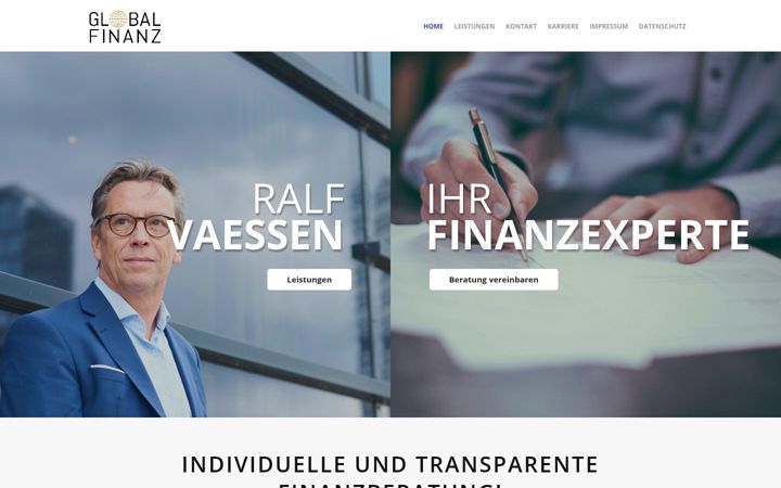 Zrzut ekranu finanzberater-ralfvaessen.de