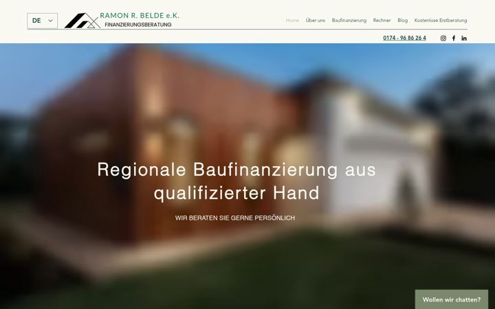 Screenshot of finanzberatung-belde.de
