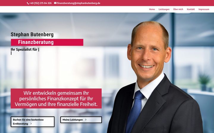 Screenshot of finanzberatung-butenberg.de