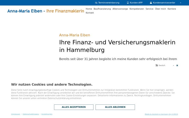 Zrzut ekranu finanzberatung-eiben.de