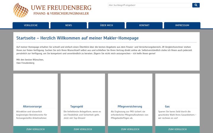 Posnetek zaslona finanzberatung-freudenberg.de