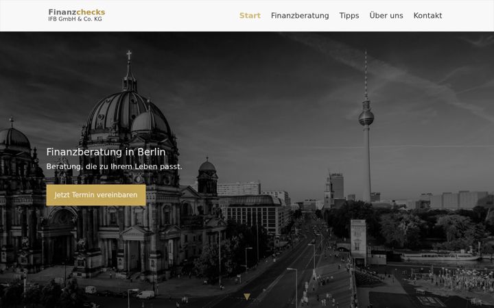 Zrzut ekranu finanzberatung-ifb.de