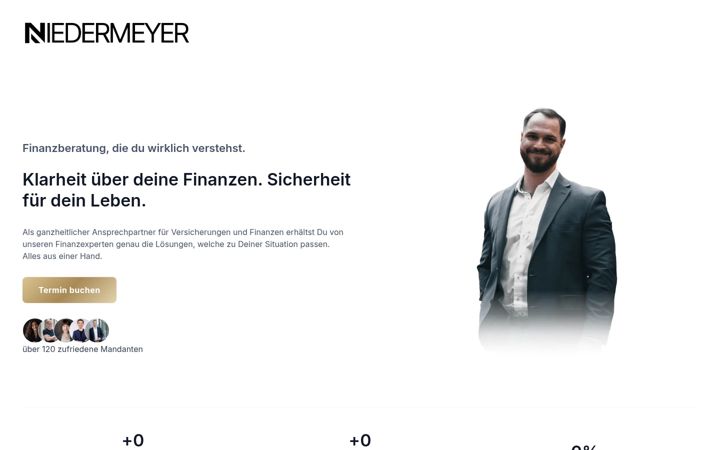 Zrzut ekranu finanzberatung-niedermeyer.de