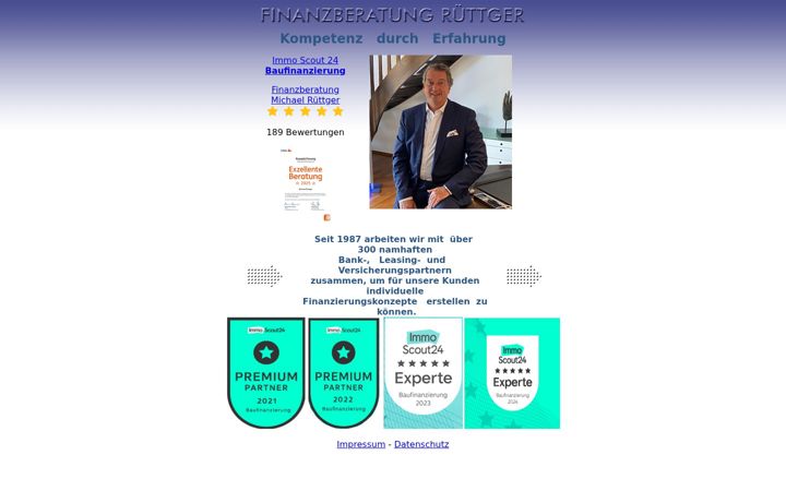 Zrzut ekranu finanzberatung-ruettger.de