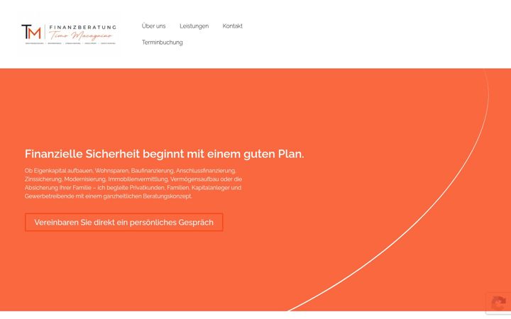 Zrzut ekranu finanzberatung-tm.de