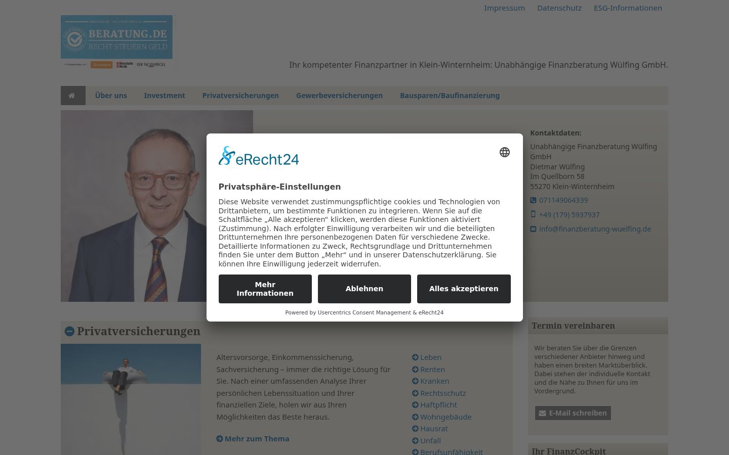 Snímka obrazovky banera súhlasu zobrazeného pred akoukoľvek interakciou