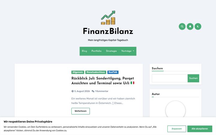 Screenshot of finanzbilanz.at