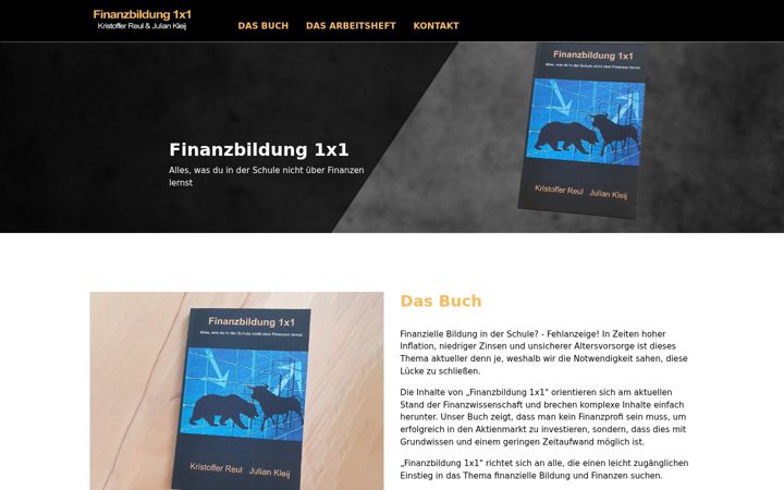 Screenshot of finanzbildung1x1.de