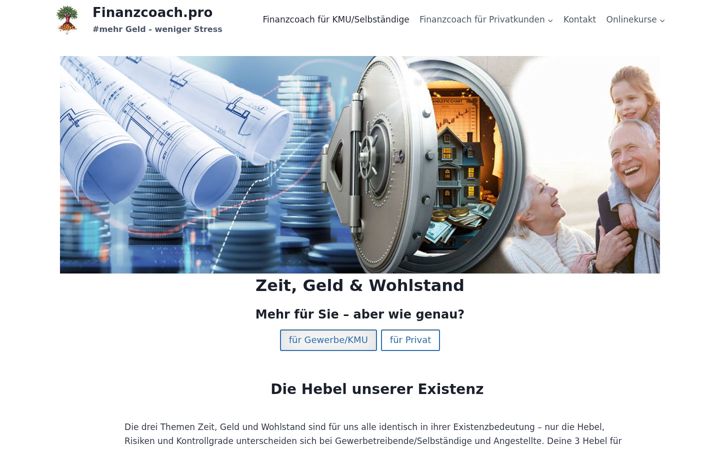 Screenshot of finanzcoach.pro