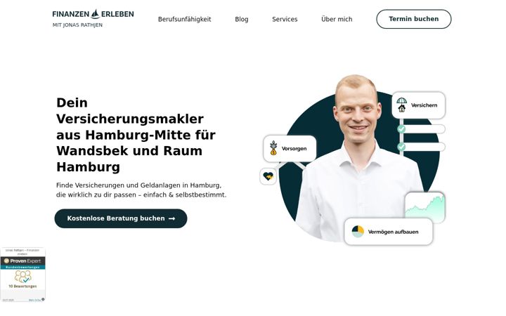 Kuvakaappaus sivustosta finanzen-erleben.de