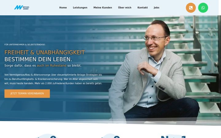 Screenshot of finanzenweber.de