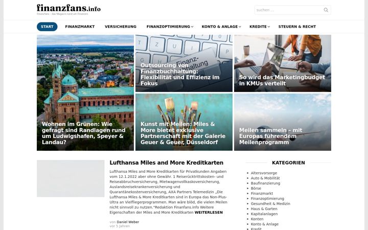 Screenshot of finanzfans.info