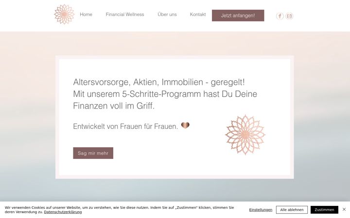 Screenshot von finanzfreundin.de