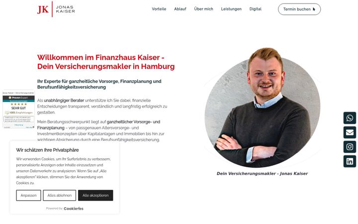 Screenshot of finanzhaus-kaiser.de