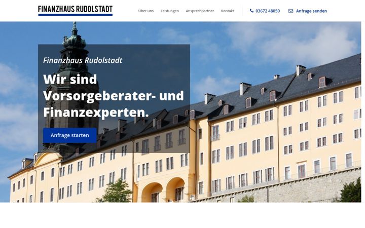 Screenshot of finanzhaus-rudolstadt.de