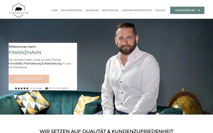 Screenshot of finanzhavn.de