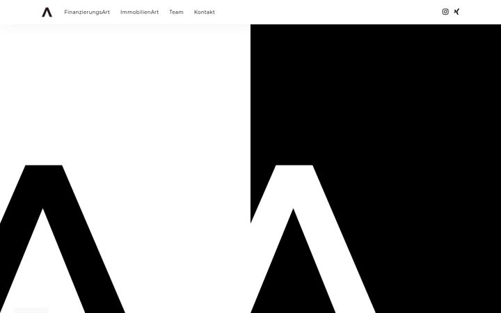 Screenshot of finanzierungs.art