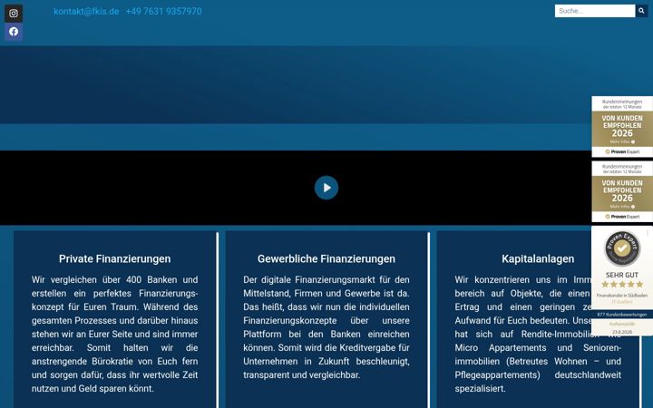 Screenshot of finanzkanzlei-in-suedbaden.de