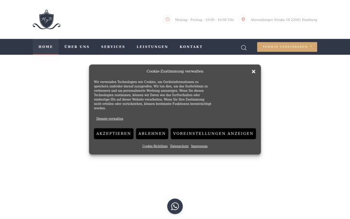 Екранна снимка на finanzmaklerhamburg.de
